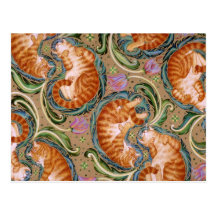 Paisley diagonal carte postale