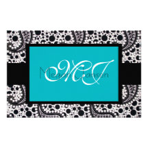 Paisley Papier À Lettre Personnalisé