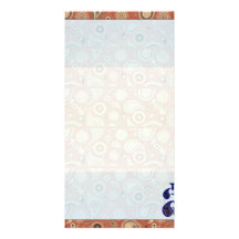 Paisley personnalisable conçoit le cadeau de maria cartes de vœux avec photo