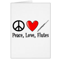 Paix, amour, et cannelures cartes