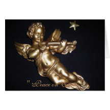"Paix ange sur terre" Cartes De Vœux