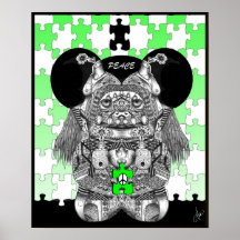 Paix de puzzle poster