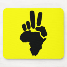 Paix en Afrique Tapis De Souris