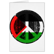 Paix en Palestine Carte De Vœux