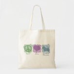 Paix en pastel, amour, et terriers écossais sac