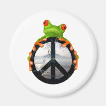 paix frog1 aimant