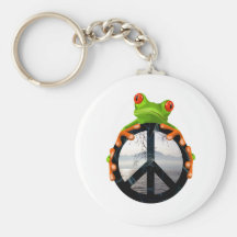 paix frog1 porte-clefs