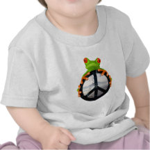 paix frog1 t-shirt