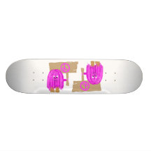 Paix fuchsia plateaux de planche à roulettes