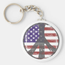 Paix Keychain des Etats-Unis Porte-clef