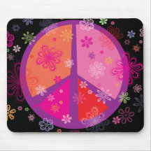 Paix MOUSEPAD de Valentine Tapis De Souris