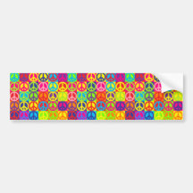 Paix multicolore adhésifs pour voiture