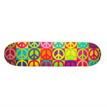Paix multicolore multiple plateau de skate