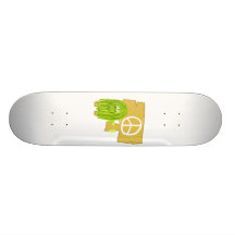 Paix olive plateau de skate