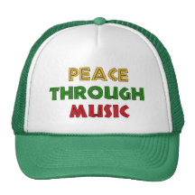 Paix par la musique casquette