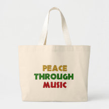 Paix par la musique sacs fourre-tout