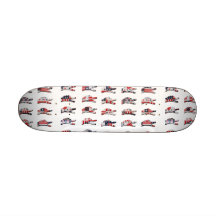 Paix patriotique plateaux de skateboards