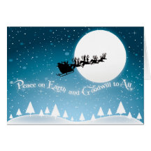Paix sur des cartes de Noël de la terre