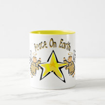 "Paix sur terre " Tasse