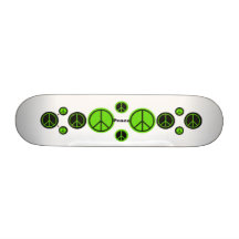 paix verte skateboards personnalisés