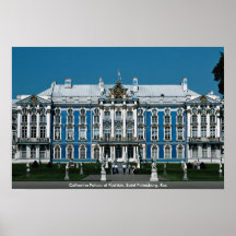 Palais de Catherine à Pushkin, St Petersbourg, Rus Posters
