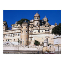 Palais de ville, Udaipur, Inde Carte Postale