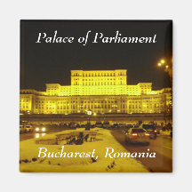 Palais du Parlement, Bucarest, Roumanie Aimant Pour Réfrigérateur