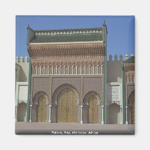 Palais, Fez, Maroc, Afrique Aimants