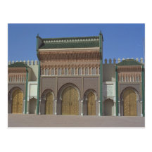 Palais, Fez, Maroc, Afrique Carte Postale
