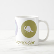 Paléontologie d'amour de foi tasse à café