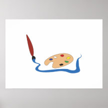 Palette d'art affiches