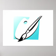 Palette d'art poster