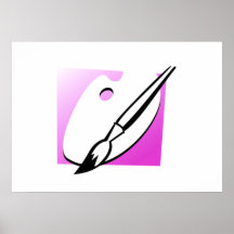 Palette d'art poster