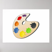 Palette d'art posters