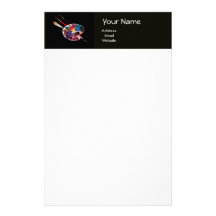 PALETTE DE COULEUR PAPIER À LETTRE PERSONNALISÉ