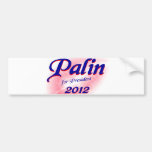 Palin pour le président adhésif pour pare-chocs 20 adhésif pour voiture