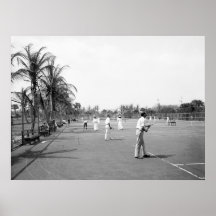Palm Beach Tennis, 1900 Affiches