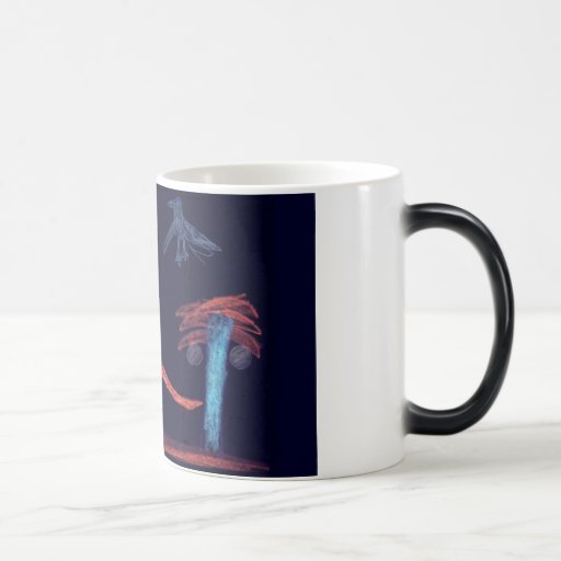 palmier de noix de coco avec le dinosaurus tasses