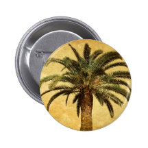Palmier vintage - modèle customisé tropical badges avec agrafe