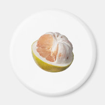 Pamplemousse épluché par moitié aimant