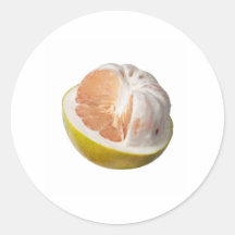 Pamplemousse épluché par moitié autocollants