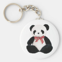 Panda bourré mignon porte-clés