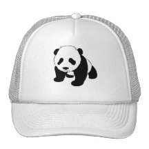 Panda de bébé casquette de camionneur