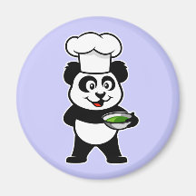 Panda de cuisine magnets