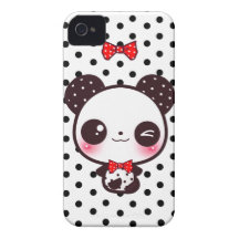 Panda de Kawaii Coque iPhone 4 Case-Mate