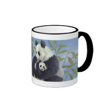 Panda de maman et de bébé tasse à café