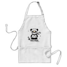 Panda de Ninja ! Avec le tablier de Shurikens