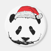 Panda de Noël Magnets Pour Réfrigérateur