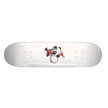 Panda de Noël Planches À Roulettes