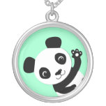 Panda de ondulation colliers personnalisés